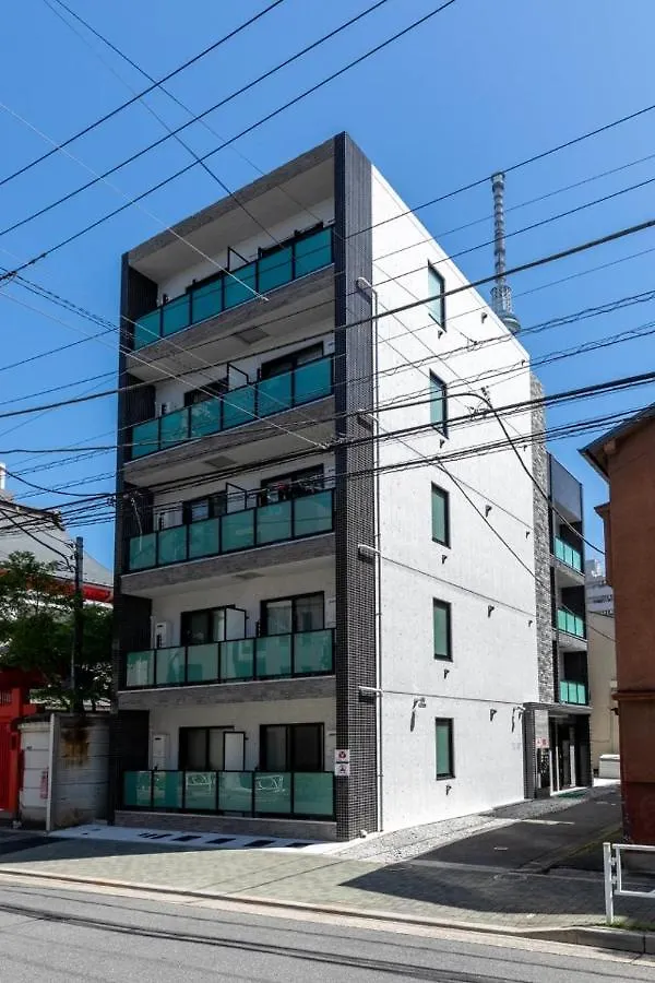 Apartment Asakusa Sky Stay Tiffany Blue Room Tokyo Japan