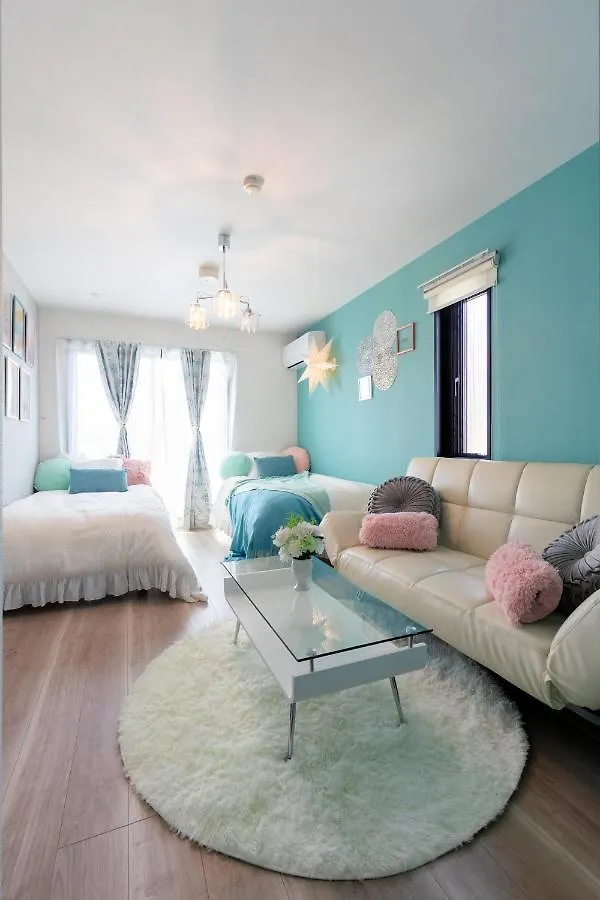 Asakusa Sky Stay Tiffany Blue Room Tokyo