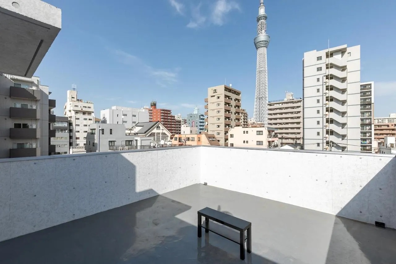 Apartment Asakusa Sky Stay Tiffany Blue Room Tokyo