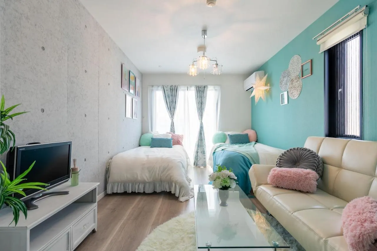 Apartment Asakusa Sky Stay Tiffany Blue Room Tokyo Japan